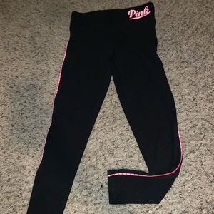 Victoria secret, pink yoga pants black